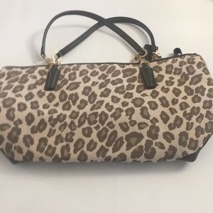 Coach animal print bag